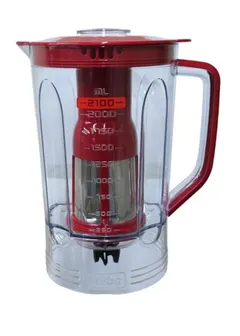 Copo Liquidificador Mondial L-1000/l-1200 Vermelho Completo Original