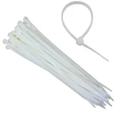 Abraçadeira Nylon 20CMX4,8mm Branca(Vendida a Unidade)