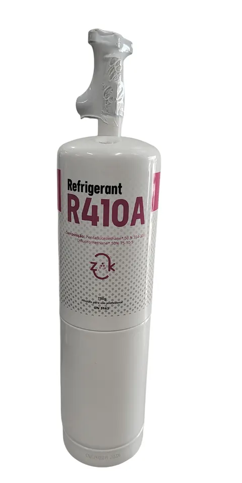 Gas R-410A lata 0.750 gramas refrigerante zak