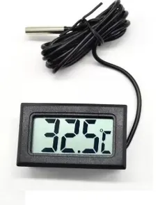 Termometro digital retangular -50+50 sensor ntc 1,5MT