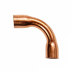 Curva cobre 90° 1/4 parede 0,48 MM