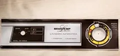 Adesivo Painel Luxo Marrom Lavadora Brastemp