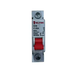 Disjuntor monopolar 25A curva C 4KA 230/240V