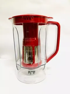Copo Liquidificador Mondial L-850/L-900 Com Filtro/tampa Red