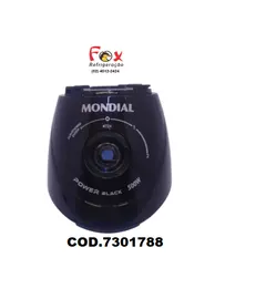 Corpo liquidificador L-28 black versao 2 Mondial original