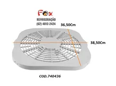Grade cobertura condesadora AR cond.elgin 9 AO 12TUS
