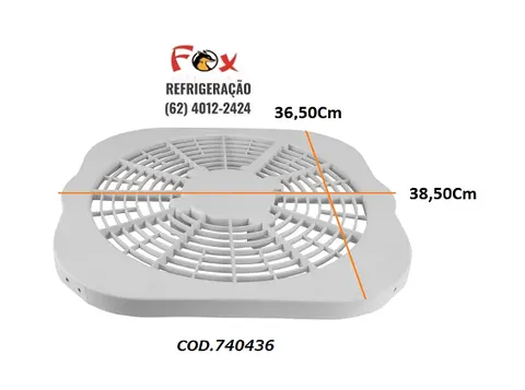 Grade cobertura condesadora AR cond.elgin 9 AO 12TUS
