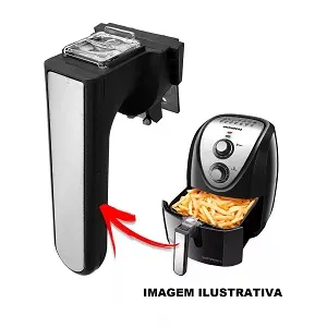Puxador cesta air fryer AFN-50/40 preta Mondial original