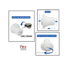 Ponta eixo redutor refresqueira IBBL original