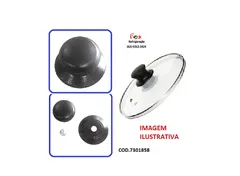 Puxador alça tampa vidro panela /grill universal