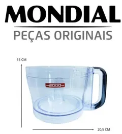 Copo/jarra Multiprocessador Mondial Mpn-01 Orig.(Sem Tampa)