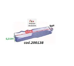 Prateleira porta Electrolux desine curvado