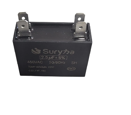 Capacitor 2.5MF 450V Quadrado