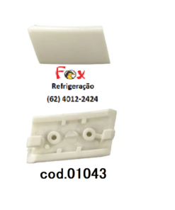 Capa Botão Branco lavadora Mondial