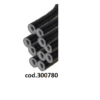 TUBO ISOLANTE 1/2 – 12X10MM BLINDADO PRETO 2MT