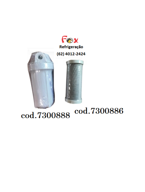 Filtro Com Refil Para Entrada Da Água - Kit