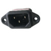 CONECTOR PRETO CABO PLUG 10A 250V PANELA ELETRICA - Original