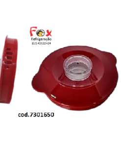 TAMPA COPO LIQUIDIFICADOR L-1000/L1200 MONDIAL VERMELHO ORIGINAL