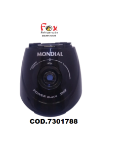 CORPO LIQUIDIFICADOR L-28 BLACK VERSAO 2 MONDIAL ORIGINAL
