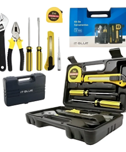 KIT DE FERRAMENTAS 7 PEÇAS COM MALETA LE-990 IT.BLUE