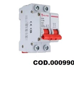 DISJUNTOR BIPOLAR 25A CURVA C 4KA 230/400V