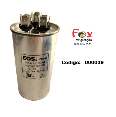 CAPACITOR FASE 50+6UFX440V 55X105