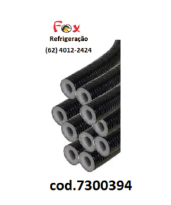 Tubo Isolante 3/8 10×10mm Blindado Preto